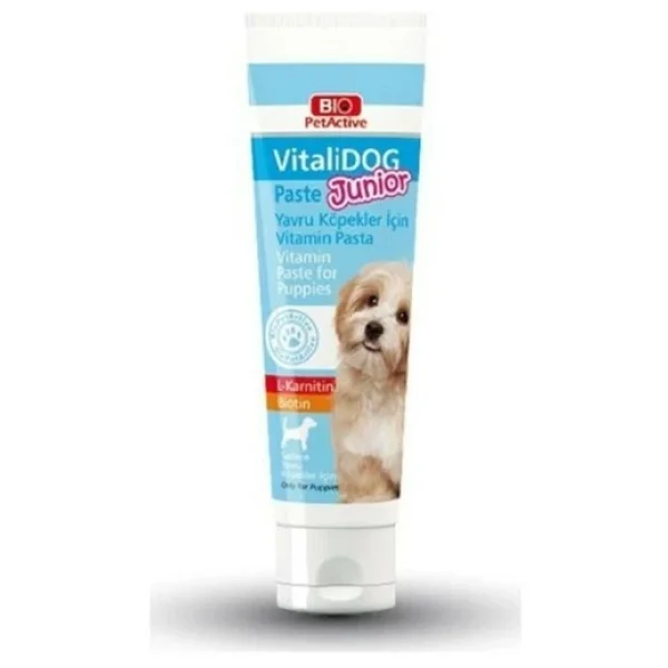 Bio PetActive Vitalidog Junior Paste 100 ml Köpek Vitamin Macunu - Görsel 9