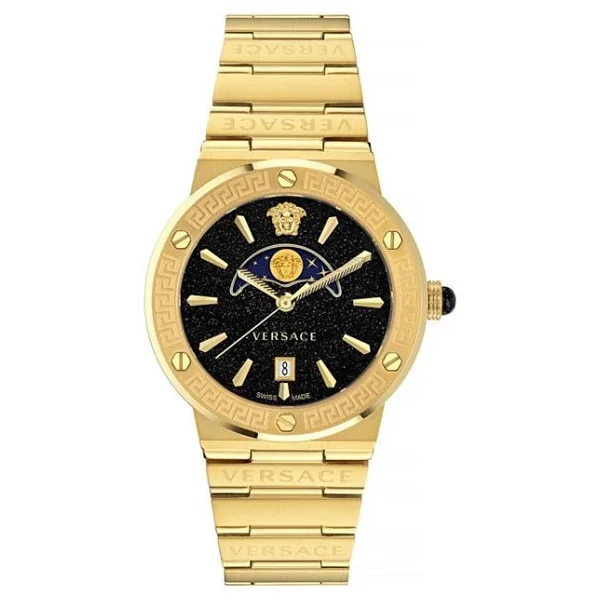 Versace Greca Logo Moonphase VRSCVE7G00323 Kol Saati - Görsel 4