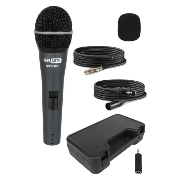 Hepa Merz RST-360 Dinamik Cardioid Kablolu El Mikrofonu - Görsel 5