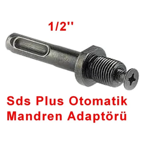 Hilti Benzeri Kirici Delici Icin Mandiren Sds Plus Otomatik Mandren Adaptoru 2 Parca - Görsel 3