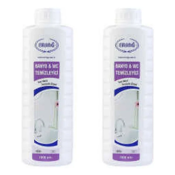 Ersağ Antibakteriyel & Antifungal Banyo & WC Temizleyici 1 lt 2'li - Görsel 3
