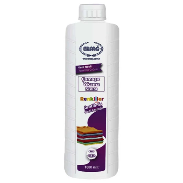 Ersağ Çamaşır Yıkama Sıvısı (Beyazlar + Renkliler İçin 2li Set) 1000 Ml. - Görsel 7