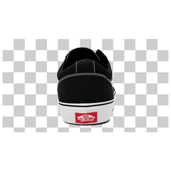 Vans Ward VN0A3IUNIJU1 Siyah-Beyaz Kadın Spor Ayakkabı - Görsel 4
