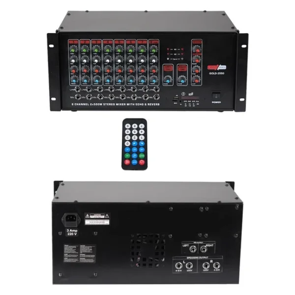 Lastvoice Gold-2550 2x500 W Hat Trafolu Amfili Mikser - Görsel 6