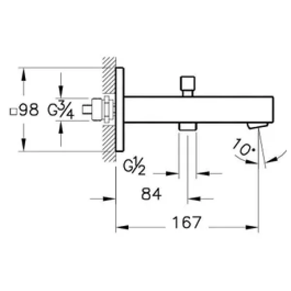 Artema Q-Line A42393 Çıkış Ucu, El Duşu Çıkışlı, Krom - Görsel 4