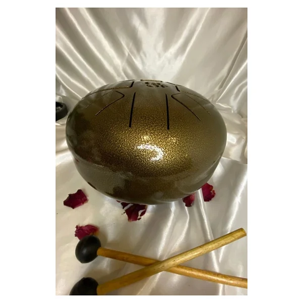 Meditasyon Çanı Yoga Çanı Feng Shui Hand Pan Drum Tongue Drum Dil Davul u - Görsel 9