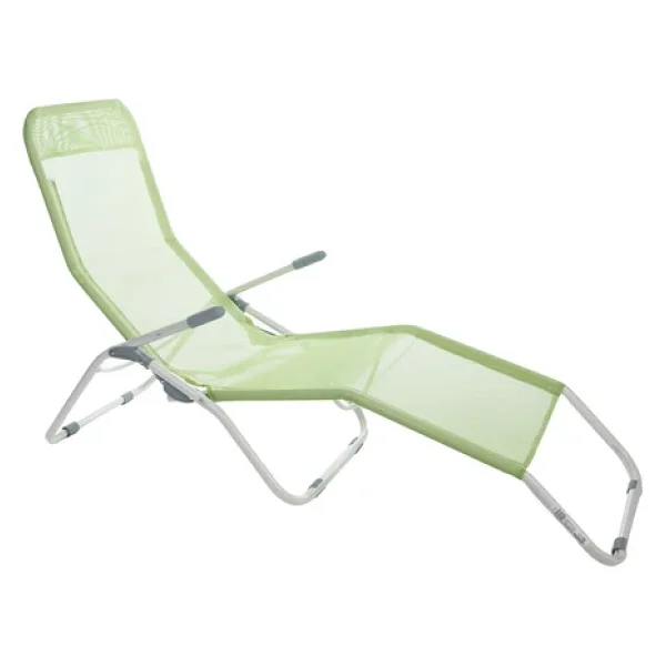 Andoutdoor Tumbona Katlanır Şezlong-YEŞİL - Görsel 2