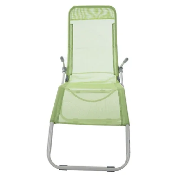Andoutdoor Tumbona Katlanır Şezlong-YEŞİL - Görsel 4