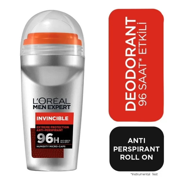 L'Oreal Paris Men Expert Invincible 50 ml Erkek Roll-On - Görsel 3