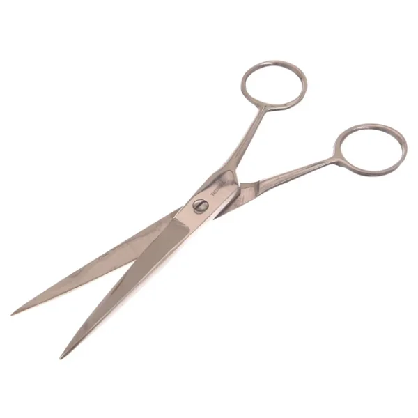 Düz Berber Saç Sakal Kesim Makası 12 cm - Görsel 5