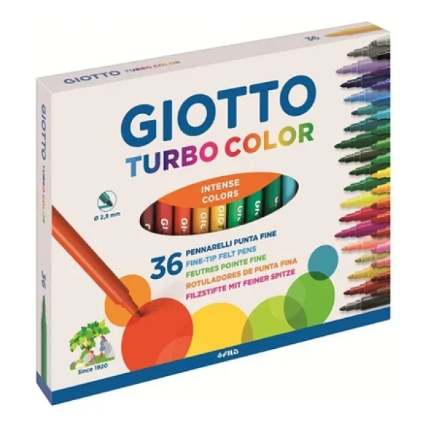 Giotto Turbo Color 36'lı Keçeli Kalem Seti - Görsel 4