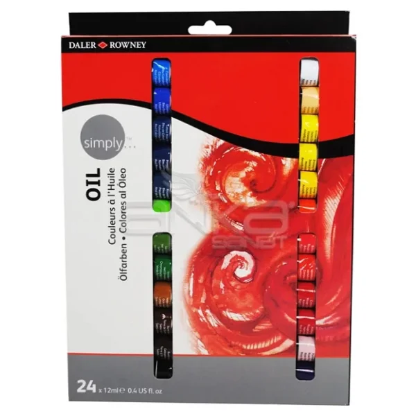 Daler-Rowney Simply 12 ml 24 Renk Yağlı Boya - Görsel 4