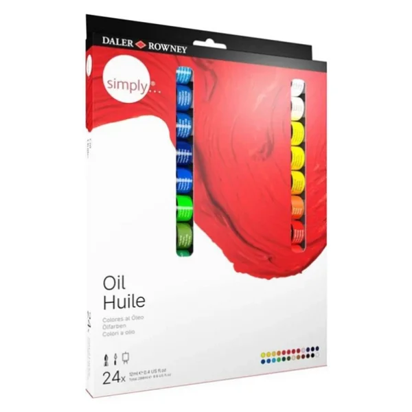 Daler-Rowney Simply 12 ml 24 Renk Yağlı Boya - Görsel 5