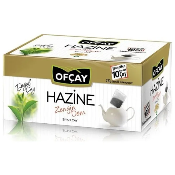 Ofçay Hazine Zengin Dem 15 gr 30'lu 12 Adet Demlik Poşet Çay - Görsel 3