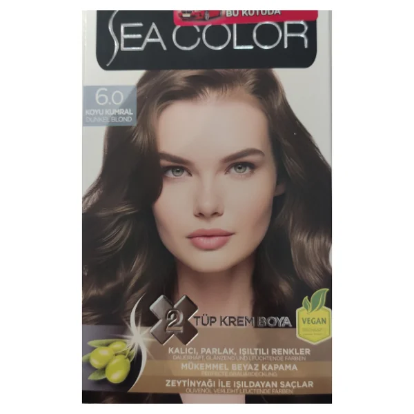Sea Color 6.0 Koyu Kumral Saç Boyası - Görsel 3