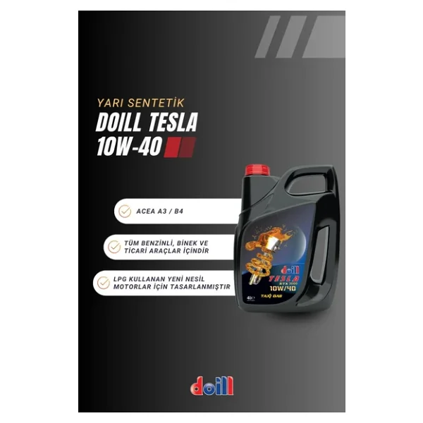 Doill Tesla 10W-40 A3/B4 4 lt Motor Yağı - 2026 - Görsel 3