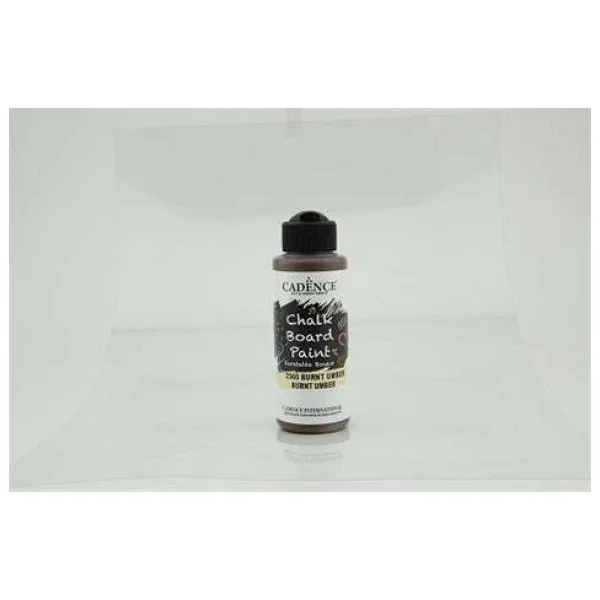Cadence Chalkboard Paint 120ml Kara Tahta Boyası 2560 Burnt Umber - Görsel 2