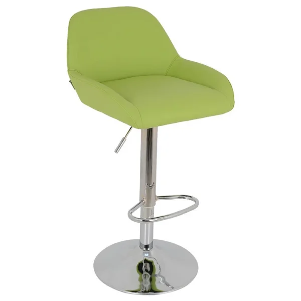 Bürocci Texas Bar Taburesi - Bordo Deri - 9506S0102 - Görsel 2