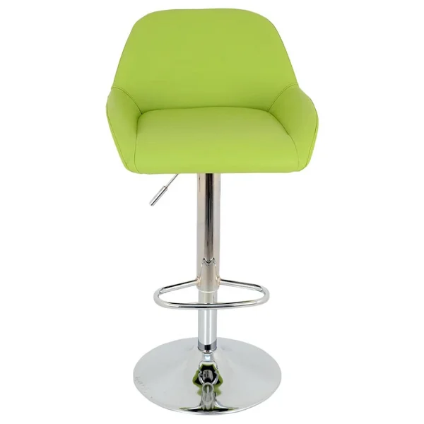 Bürocci Texas Bar Taburesi - Bordo Deri - 9506S0102 - Görsel 3