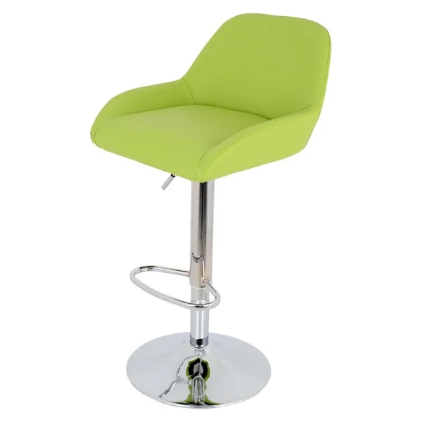 Bürocci Texas Bar Taburesi - Bordo Deri - 9506S0102 - Görsel 4