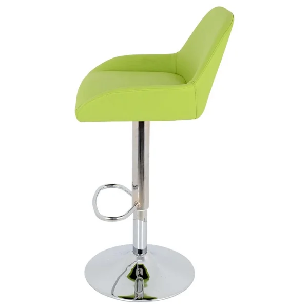 Bürocci Texas Bar Taburesi - Bordo Deri - 9506S0102 - Görsel 5