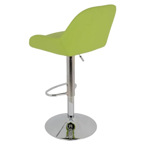 Bürocci Texas Bar Taburesi - Bordo Deri - 9506S0102 - Görsel 6