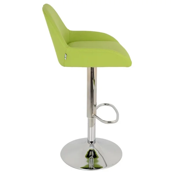 Bürocci Texas Bar Taburesi - Bordo Deri - 9506S0102 - Görsel 9