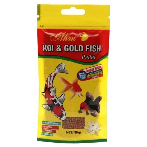 Ahm Koi Goldfish Pellet 100 gr Balık Yemi - Görsel 4