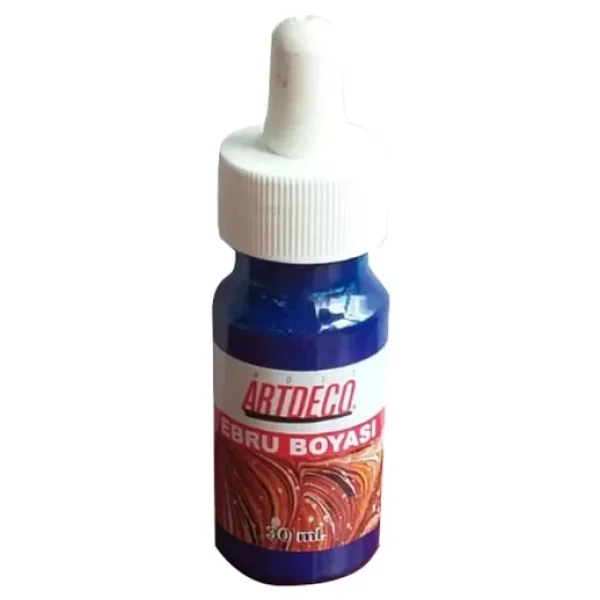 Artdeco 016b Ebru Boyası 10 Mavi 30ml - Görsel 4