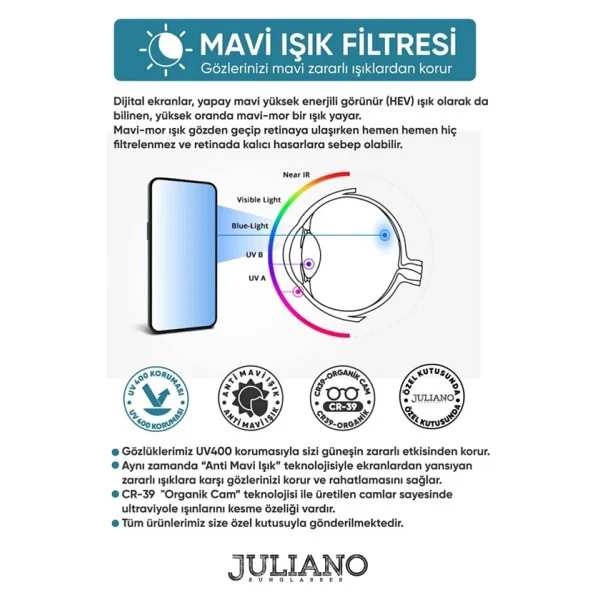 Polo Exchange 1065 C131 49 Polo Exchange Mavi Işık Koruyucu Gözlük - Görsel 6
