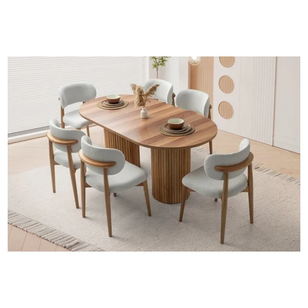 Alya Mdf Yemek Masası+6 Sandalye - Görsel 2