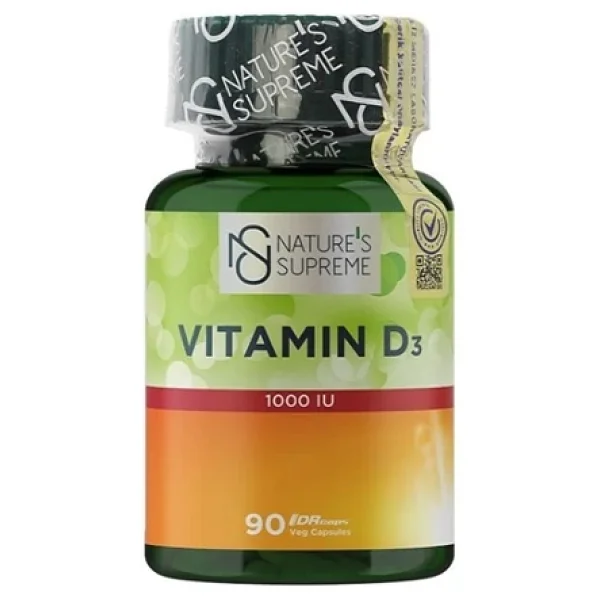 Nature's Supreme Vitamin D3 1000 IU 90 Kapsül - Görsel 2