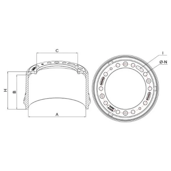 Kampana Ford 3227-3230 B1125ab 040 09 - Görsel 2