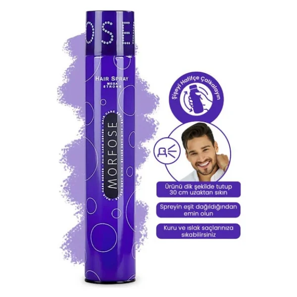 Morfose Mega Strong 400 ml 3 Adet Saç Spreyi - Görsel 4