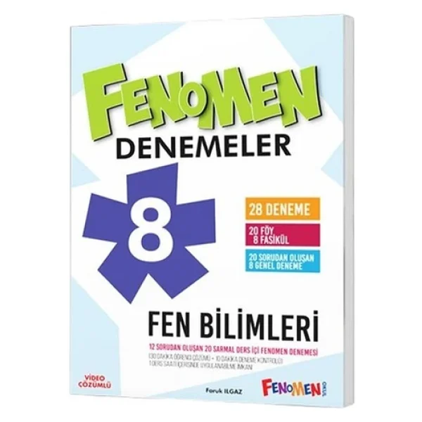 Fenomen Okul Yayınları LGS Fen Bilimleri 12 Genel Deneme - Görsel 2