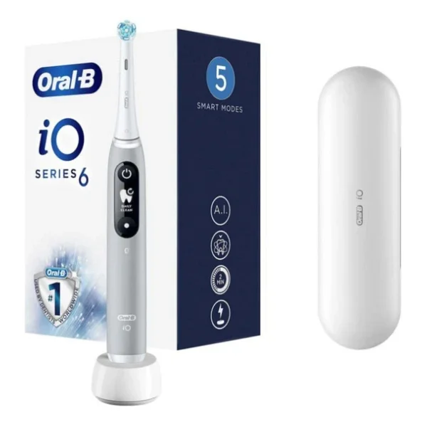 Oral-B iO 6 Gri Şarjlı Diş Fırçası - Görsel 2