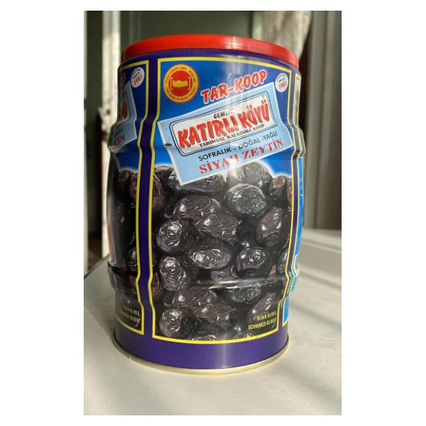 Katırlı Köyü 1 kg Hazır Kahvaltılık Siyah Zeytin - Görsel 5