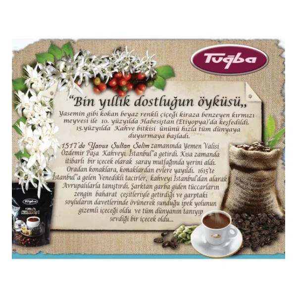 Tuğba Kuruyemiş Türk Kahvesi Metal Kutu 250 gr - Görsel 8