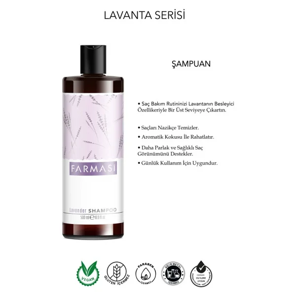 Farmasi Lavanta Şampuan 500 ml - Görsel 4