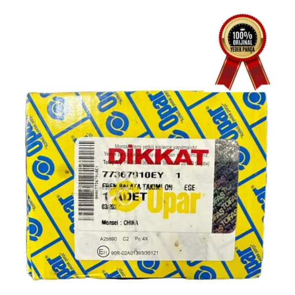 Fiat Egea Ön Fren Balata Takımı Opar 77367910ey + - Görsel 2