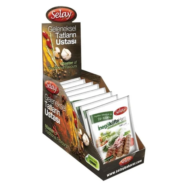 Selay İnegöl Köfte Harcı ( 80grx20 Ad) - Görsel 3
