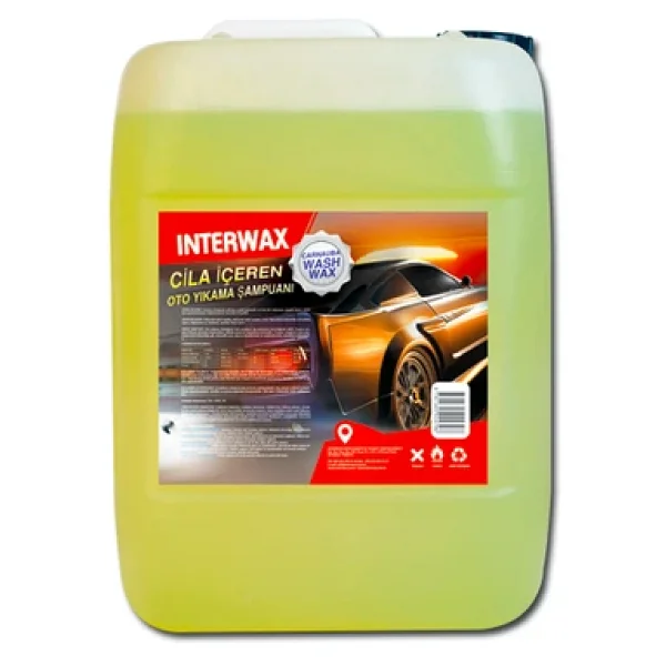 İnterwax 5 kg Cilalı Oto Yıkama Şampuanı - Görsel 3