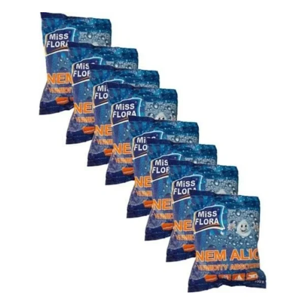 Miss Flora 8'li Süper Ekonomik Yedek Paket (8 adet 450 gr Nem Alıcı Yedek) - Görsel 6