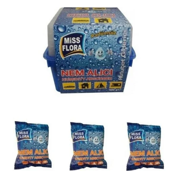 Miss Flora Nem Alıcı 450 G + 3'lü Yedek Paket - Görsel 6