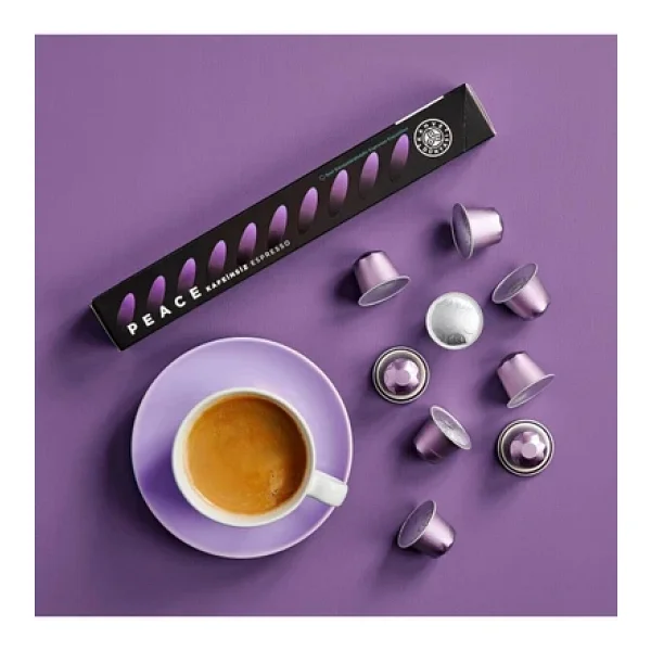 Kahve Dunyasi 5 Peace Decaffeinated Espresso Kapsul Kahve 60 Kapsul - Görsel 4