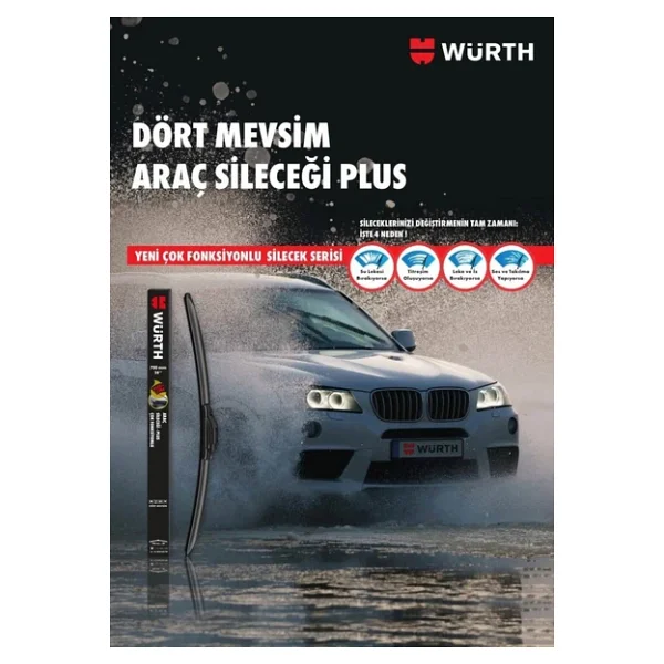 Würth Muz Silecek Takımı Hyundai Tucson 2015-2021 İle Uyumlu - Görsel 3