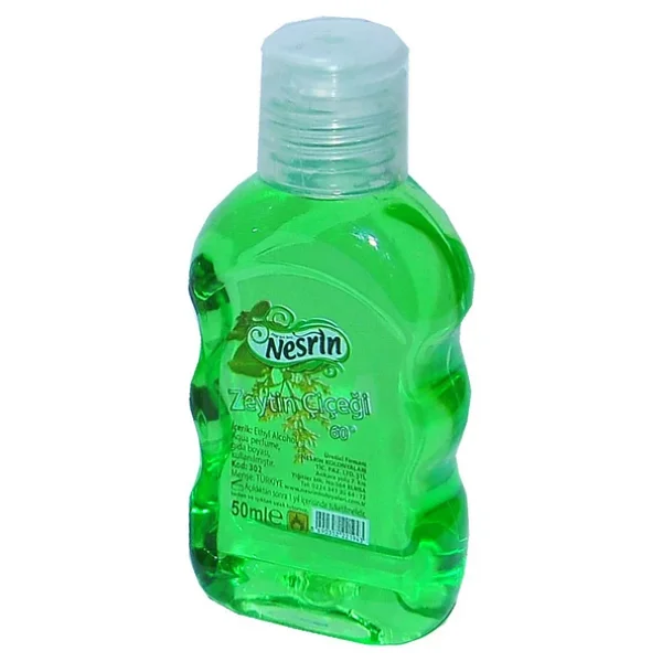 Nesrin Zeytin Çiçeği 60 Derece Pet Şişe 50 ml Kolonya - Görsel 5