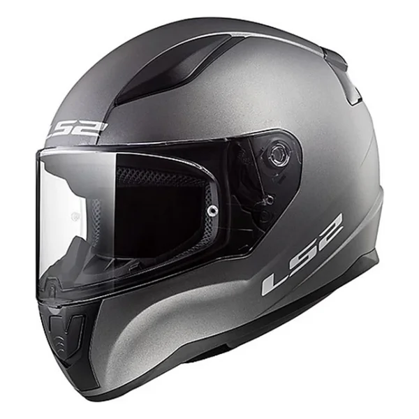 LS2 Rapid Mat Titanium Full Face Motor Kaskı - Görsel 2