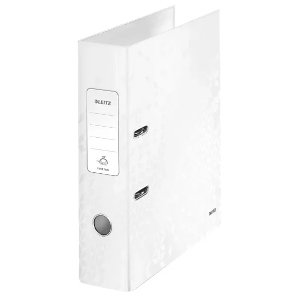 Leitz 1005 Metalik Beyaz Wow Tekli Geniş Klasör - Görsel 3