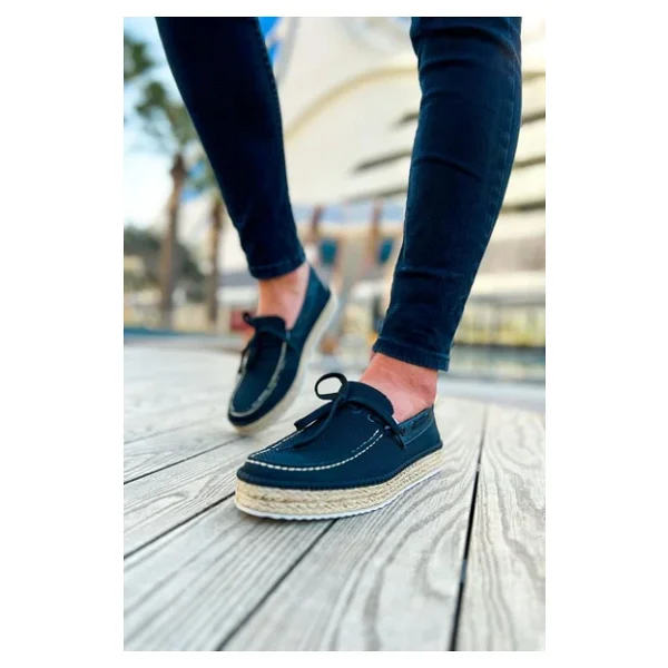 CH311 Espadril Erkek Ayakkabı SIYAH - Görsel 4
